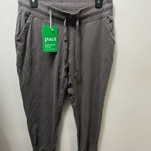 Pact Grey Joggers. Size M with Tags. Never Worn